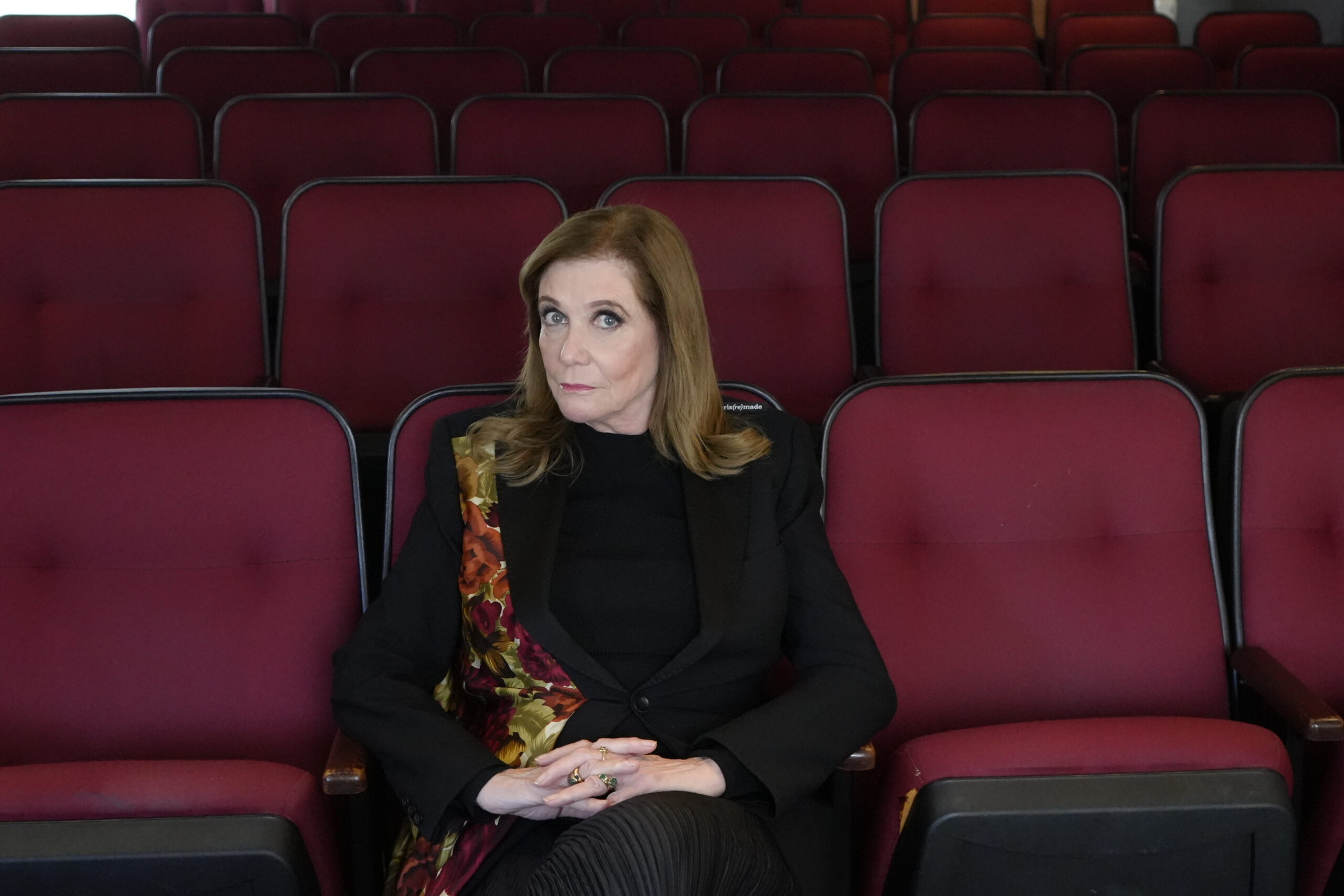 Ivana Chubbuck seated on theatre seats