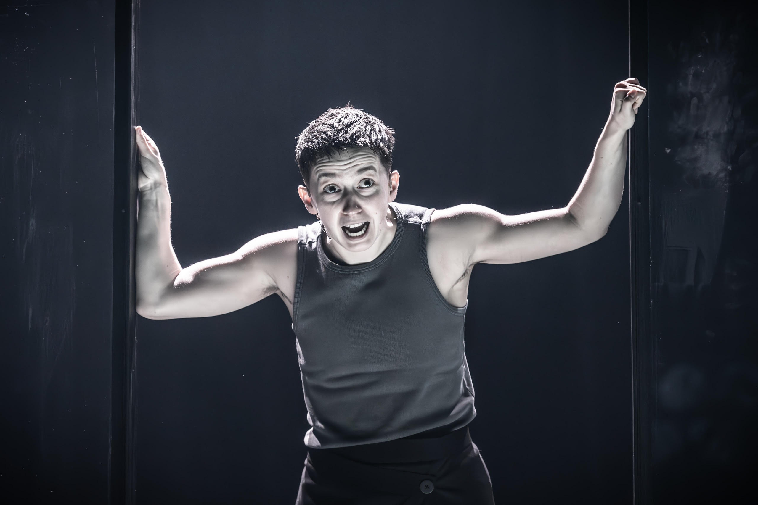 Ros Watt as 'Malcolm' in 'Macbeth'