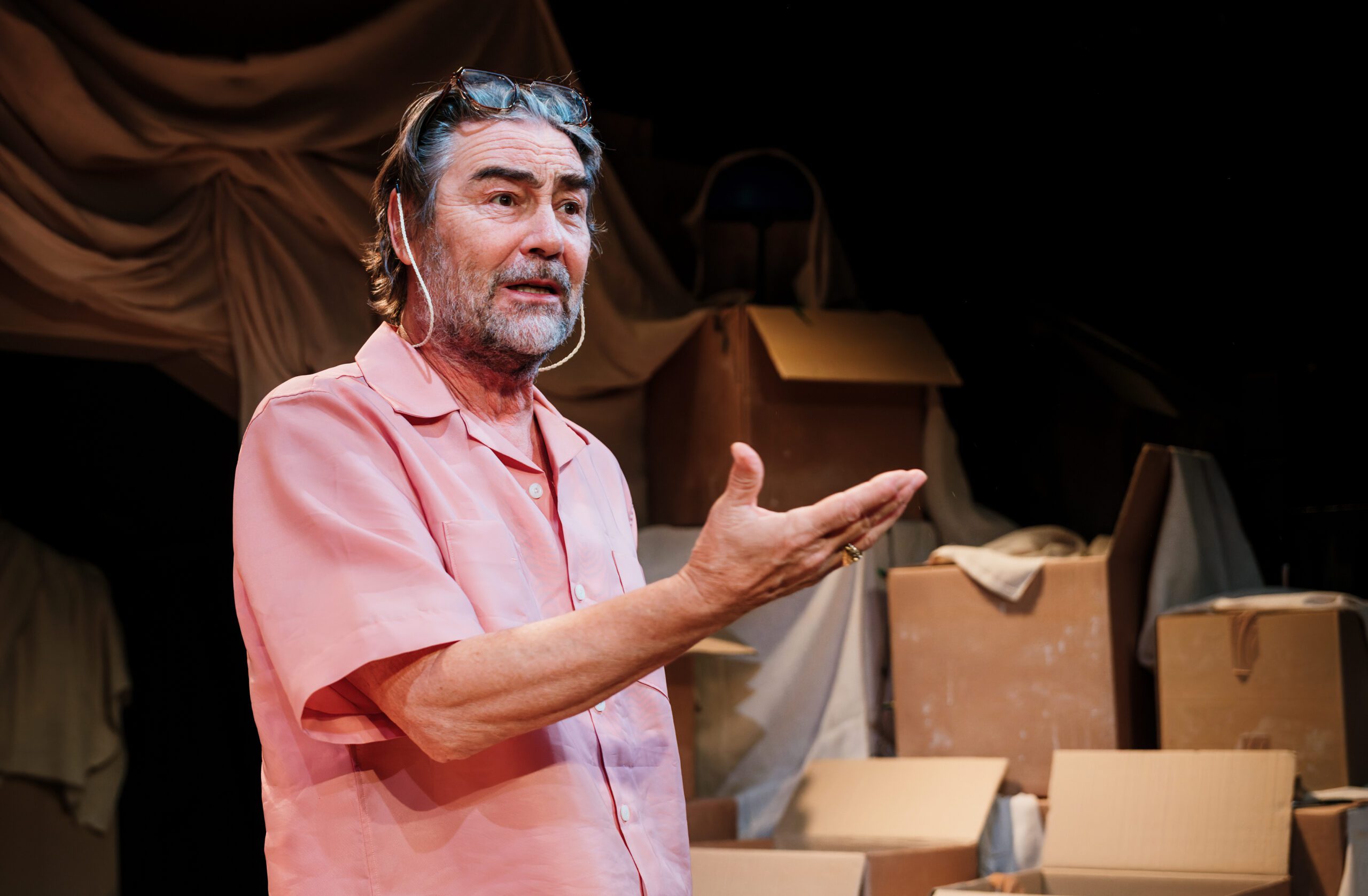 Nathaniel Parker gesturing as 'Robert' in 'Ragdoll'
