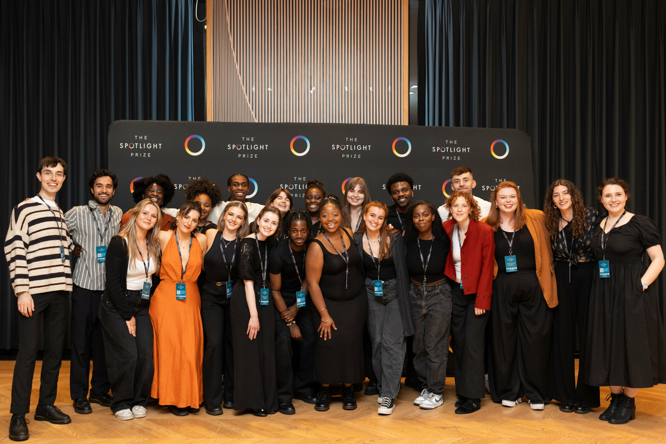 Group shot of the winners and finalists for the Spotlight Prize 2024