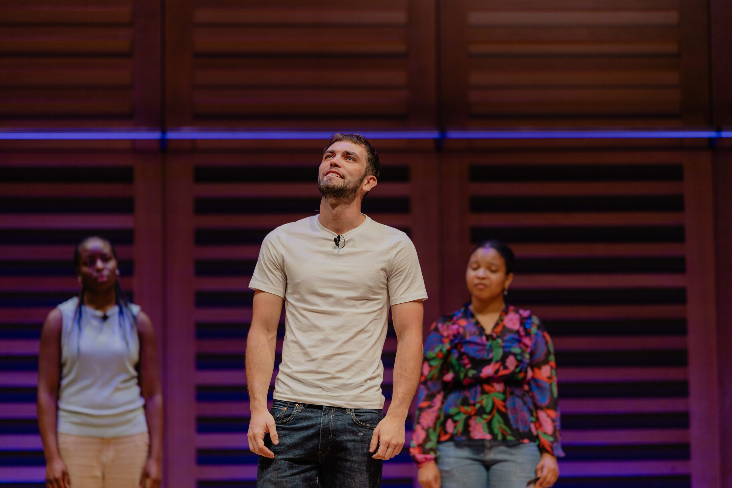 Scot Greenan on stage at the Spotlight Prize 2025