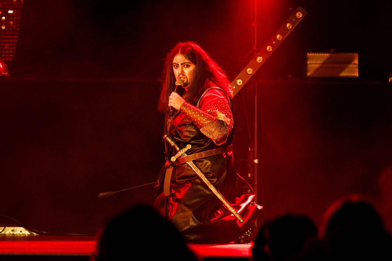 Megan Harrison as 'Boromir' in 'You Shall Not Yass' - a 'The Lord of the Rings' drag cabaret