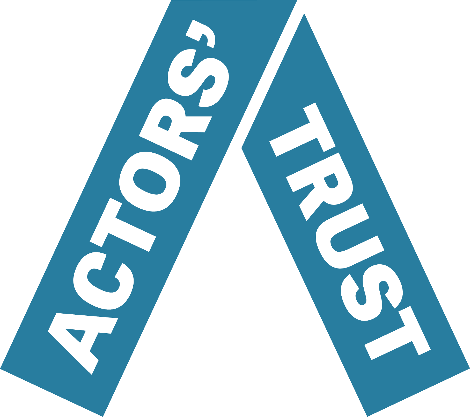 Actors' Trust logo in blue